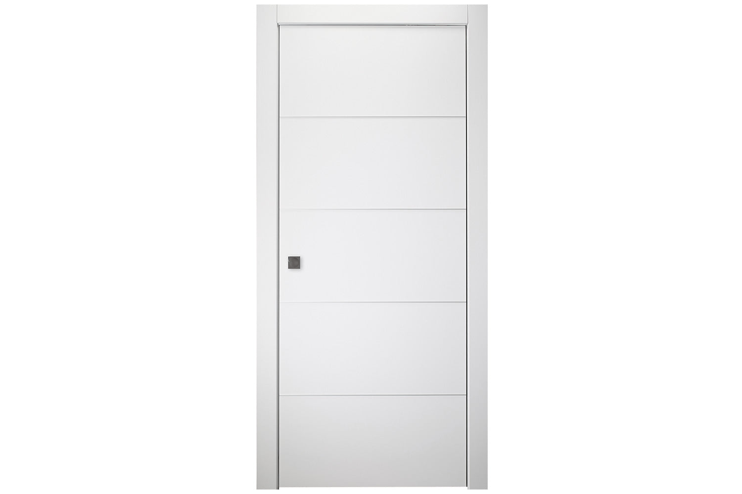 Belldinni Arvika Polar White Enamel Modern Interior Door - Single Pocket