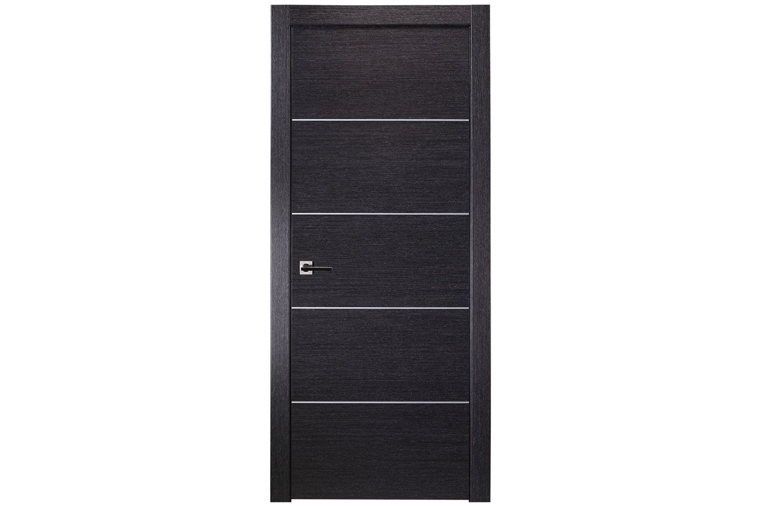 Belldinni Avanti 4H Black Аpricot Wood Veneer Modern Interior Door - Single Door