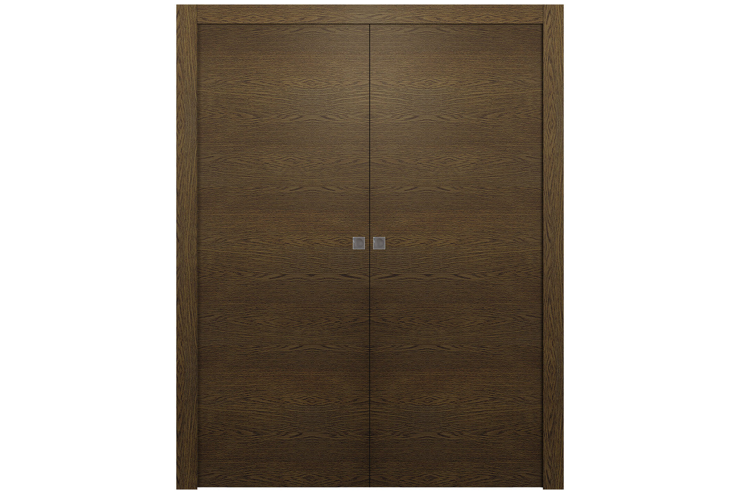 Belldinni Avanti Mat Antique Walnut Modern Interior Door - Double Pocket