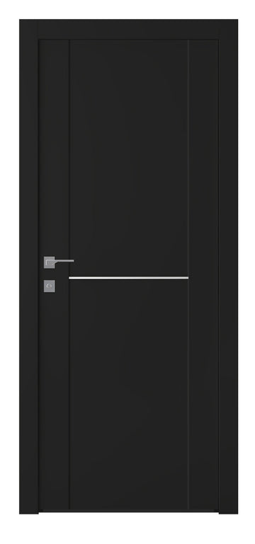 Belldinni Avon 01 1H Black Matte Modern Interior Door