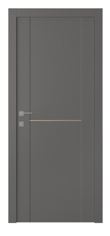 Belldinni Avon 01 1H Gold Gray Matte Modern Interior Door