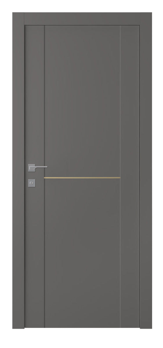 Belldinni Avon 01 1H Gold Gray Matte Modern Interior Door