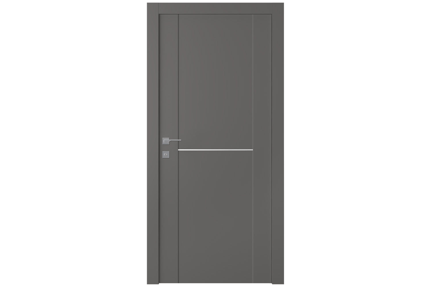 Belldinni Avon 01 1H Gray Matte Modern Interior Door - Single Door