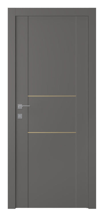 Belldinni Avon 01 2H Gold Gray Matte Modern Interior Door