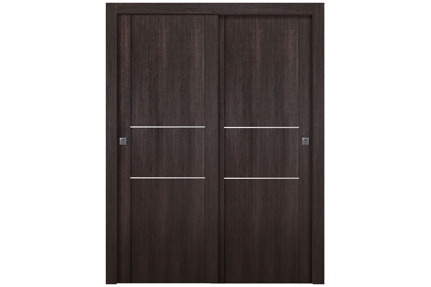 Belldinni Avon 01 2H Veralinga Oak Laminated Modern Interior Door - Bypass Door