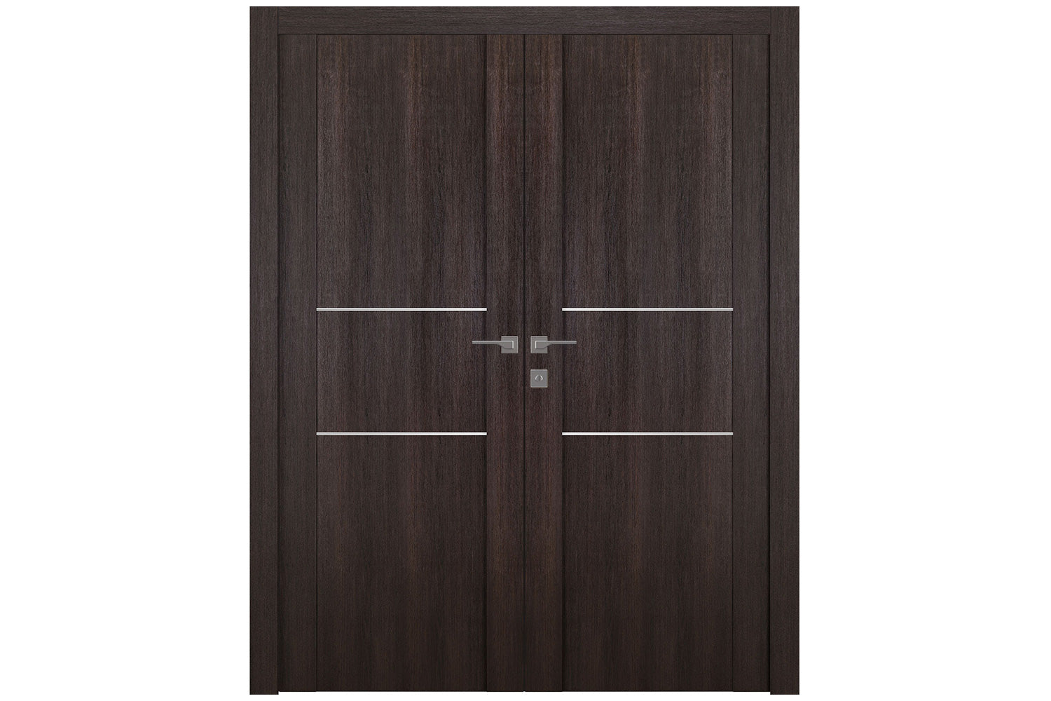 Belldinni Avon 01 2H Veralinga Oak Laminated Modern Interior Door - Double Door