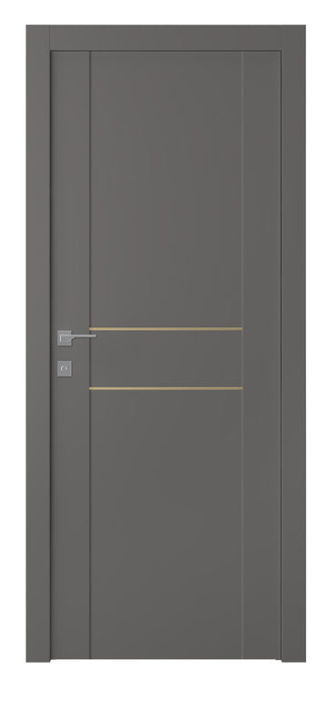 Belldinni Avon 01 2HN Gold Gray Matte Modern Interior Door