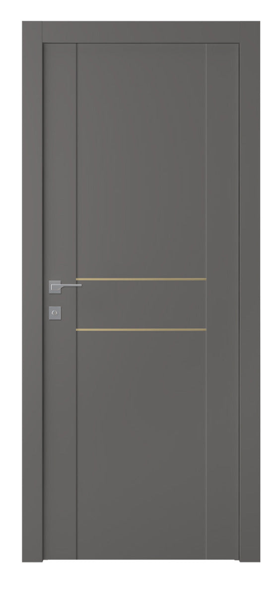 Belldinni Avon 01 2HN Gold Gray Matte Modern Interior Door