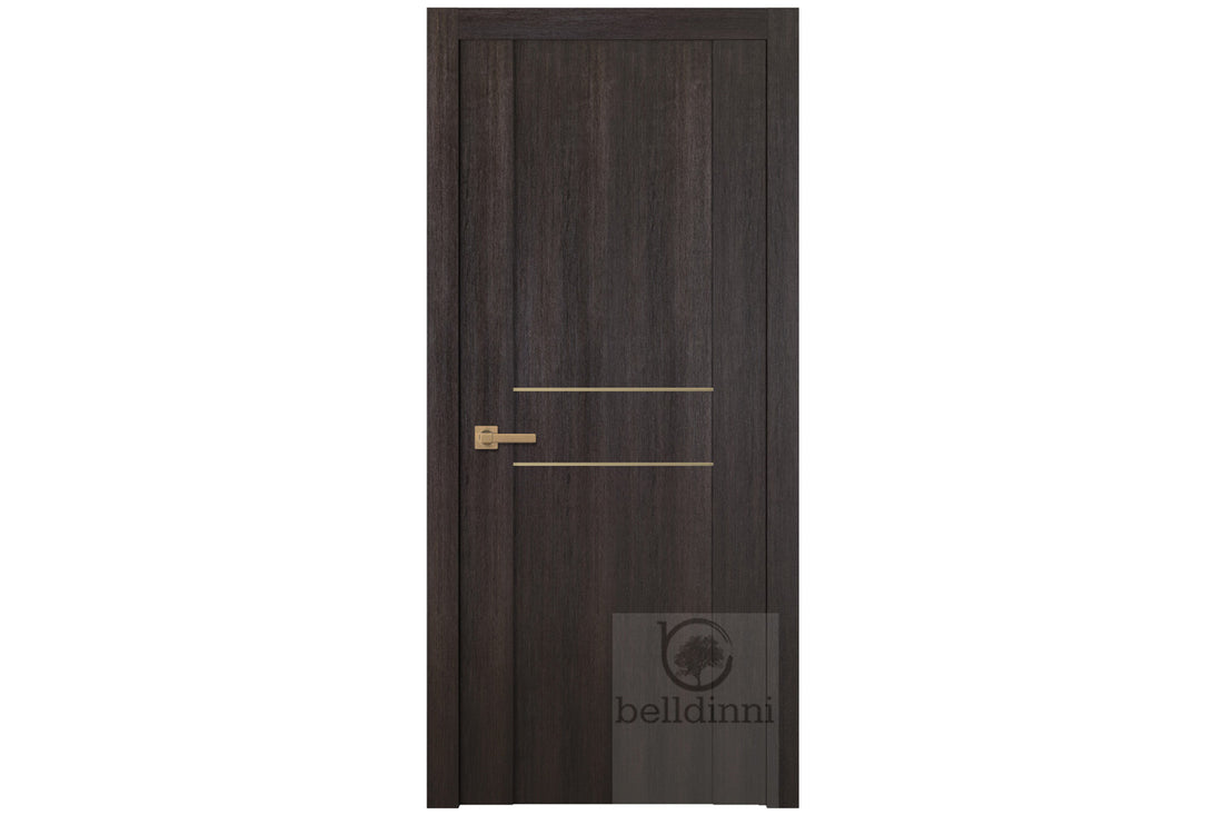 Belldinni Avon 01 2HN Gold Veralinga Oak Laminated Modern Interior Door - Single Door