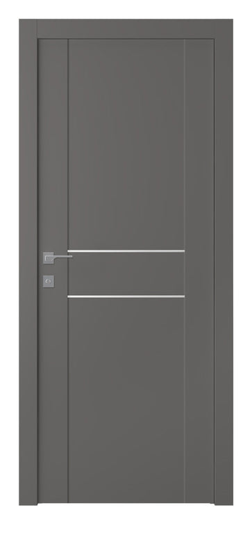 Belldinni Avon 01 2HN Gray Matte Modern Interior Door