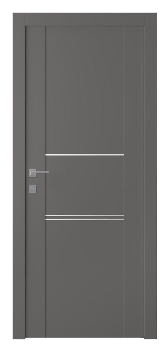 Belldinni Avon 01 3H Gray Matte Modern Interior Door