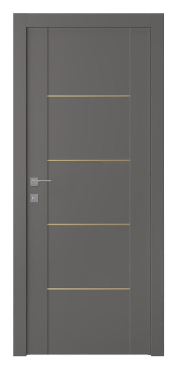 Belldinni Avon 01 4H Gold Gray Matte Modern Interior Door