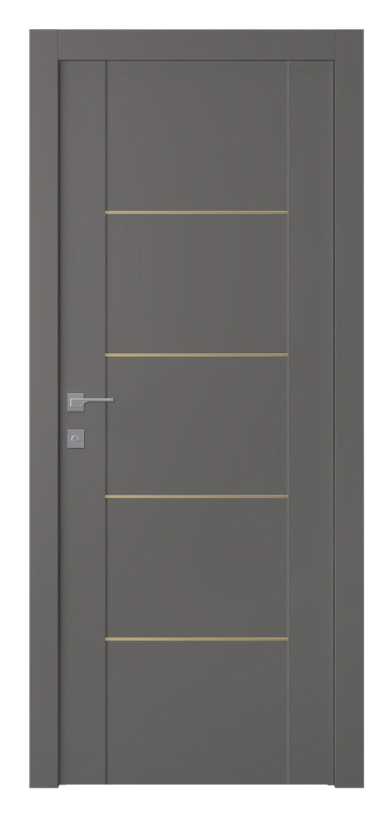 Belldinni Avon 01 4H Gold Gray Matte Modern Interior Door