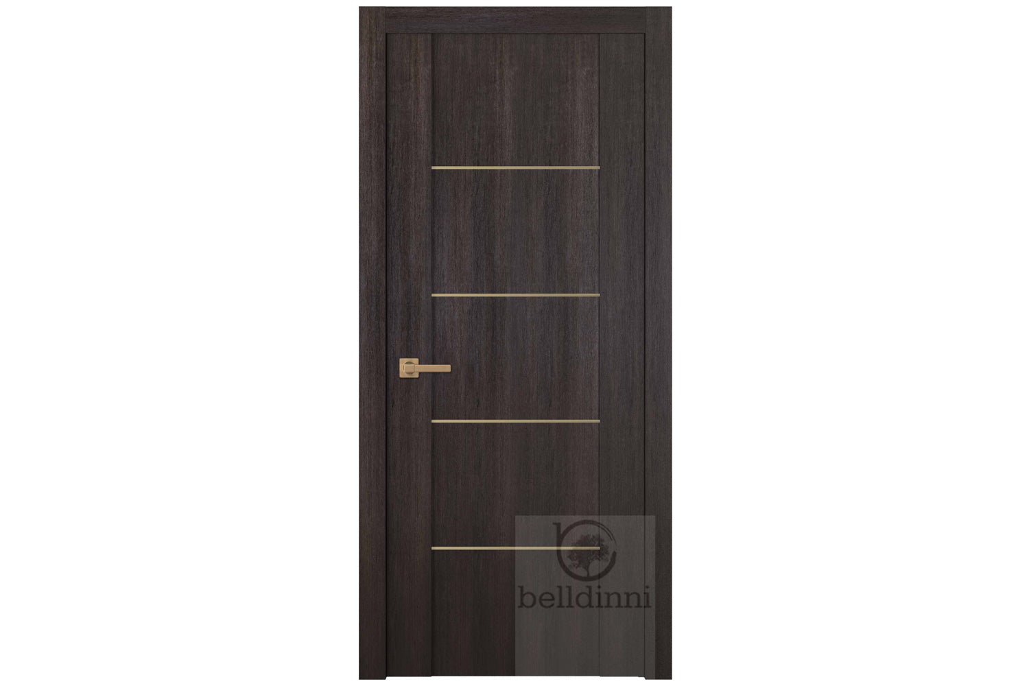 Belldinni Avon 01 4H Gold Veralinga Oak Laminated Modern Interior Door - Single Door