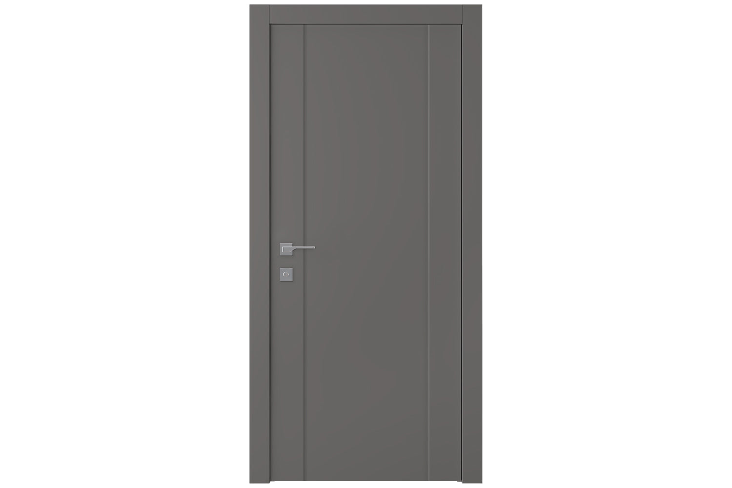 Belldinni Avon 01 Gray Matte Modern Interior Door - Single Door