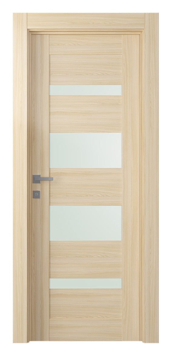 Belldinni Avon 07 01 Vetro Loire Ash Modern Interior Door