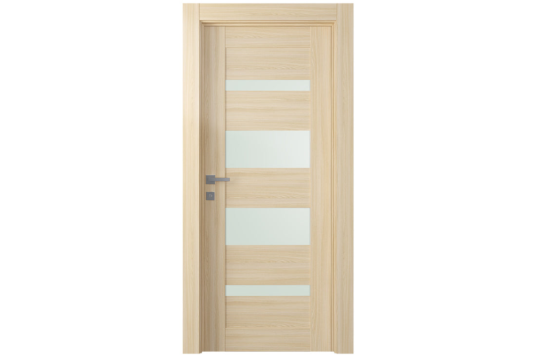 Belldinni Avon 07 01 Vetro Loire Ash Modern Interior Door - Single Door