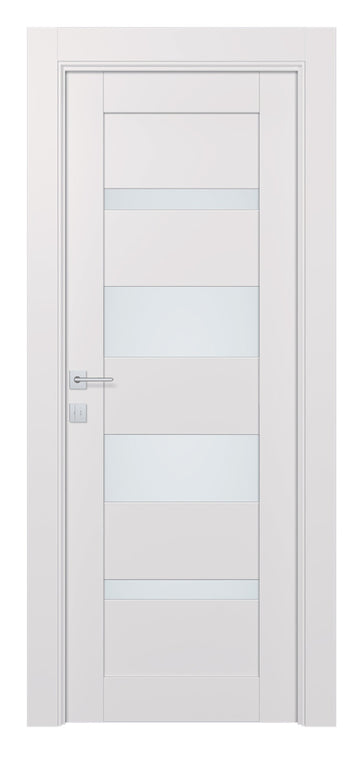Belldinni Avon 07 01 Vetro Snow White Modern Interior Door