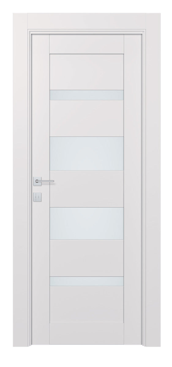 Belldinni Avon 07 02 Vetro Snow White Modern Interior Door