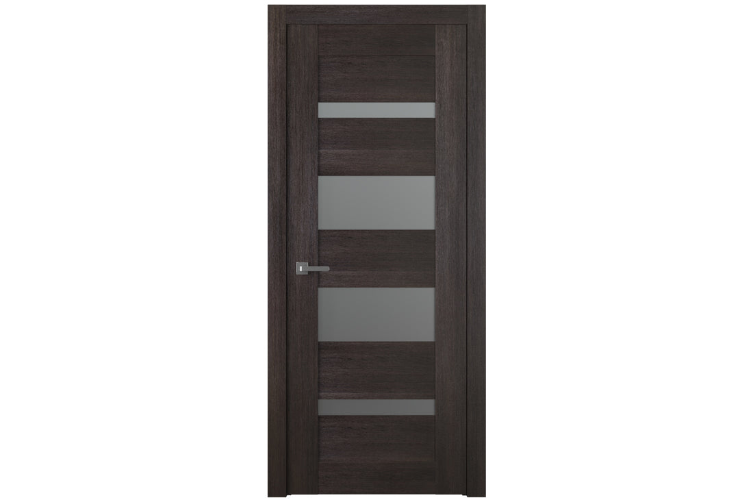 Belldinni Avon 07 01 Vetro Veralinga Oak Laminated Modern Interior Door