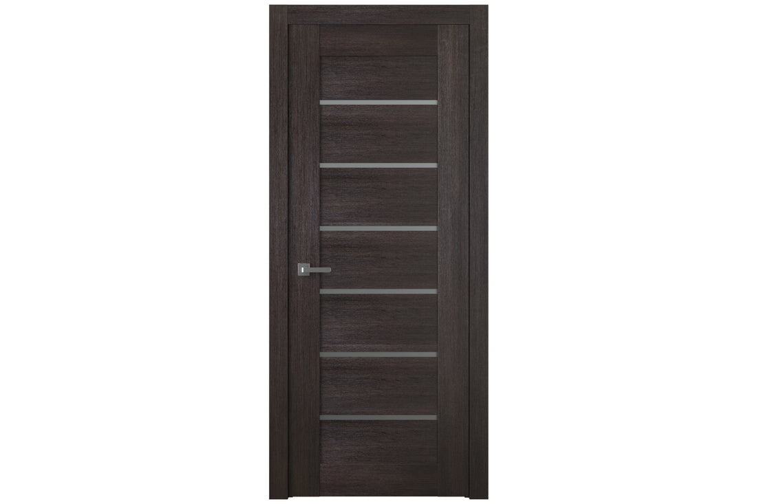 Belldinni Avon 07 02 Vetro Veralinga Oak Laminated Modern Interior Door