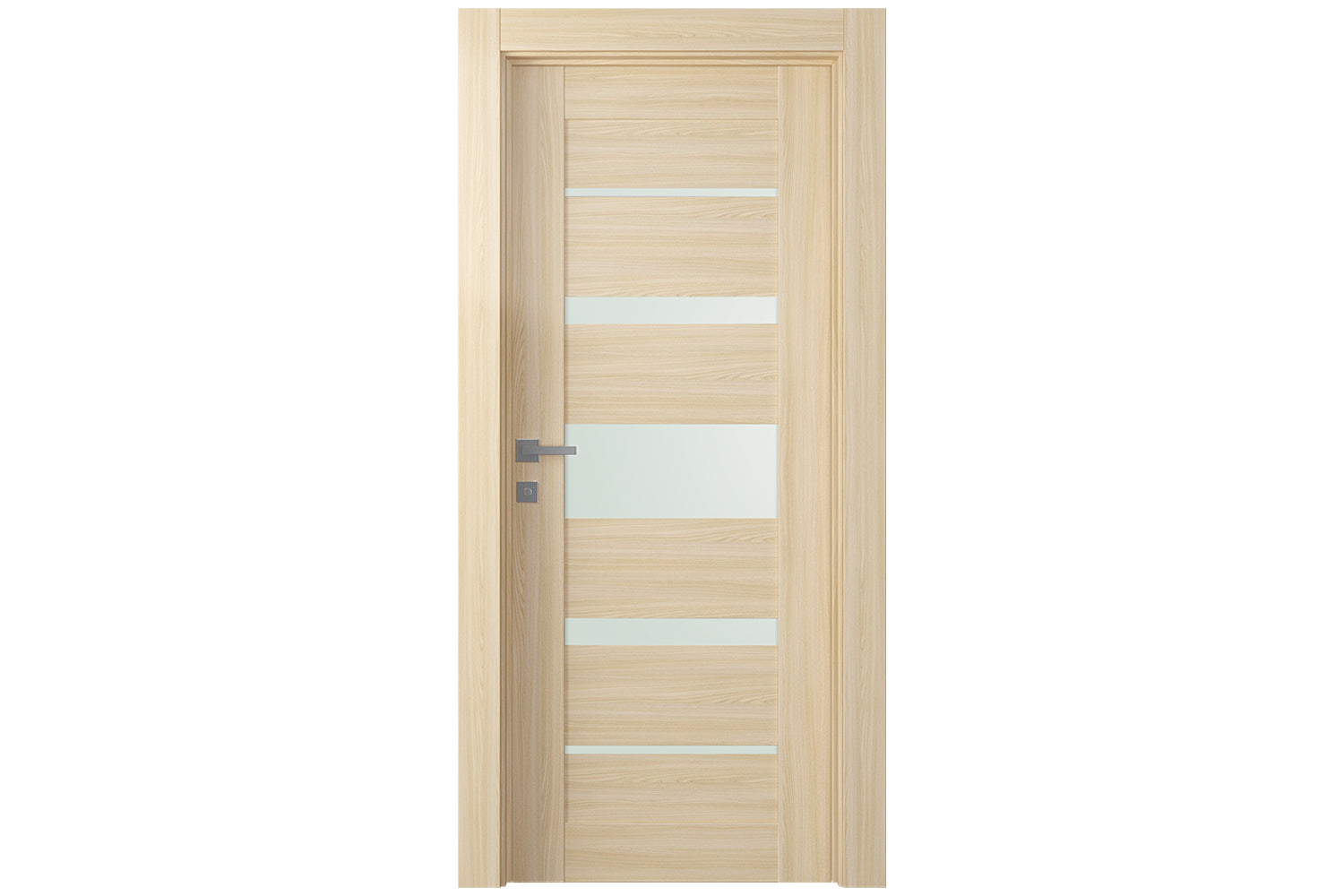 Belldinni Avon 07 03 Vetro Loire Ash Modern Interior Door - Single Door