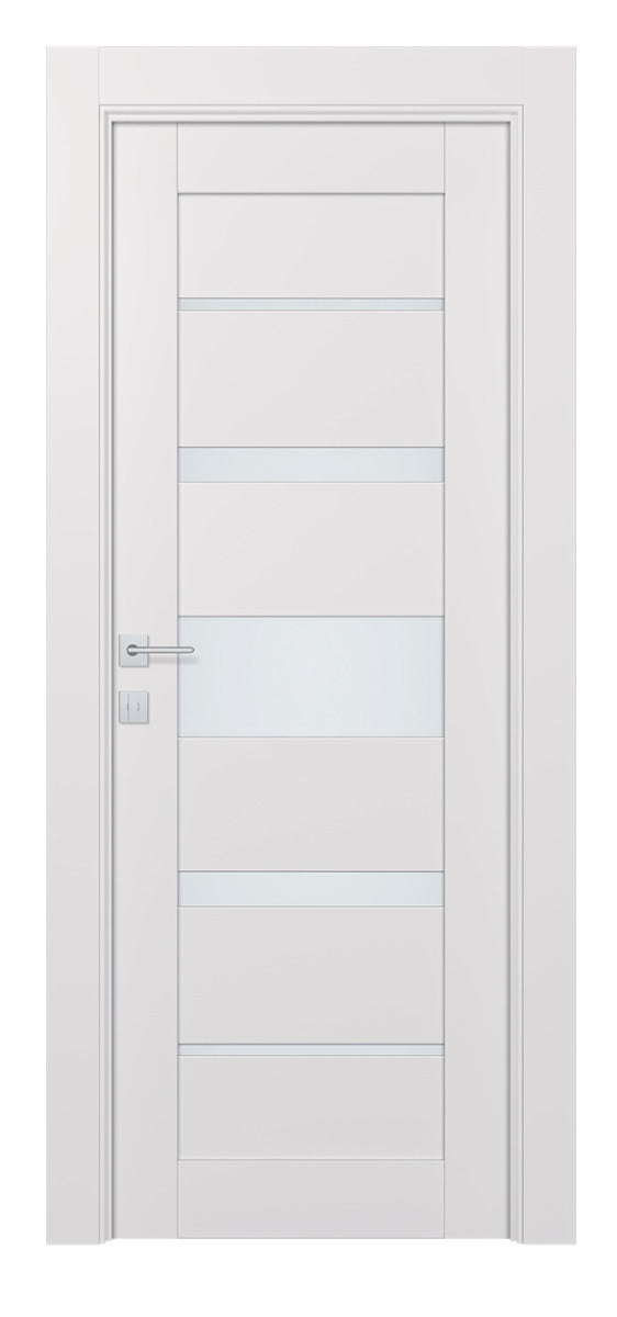 Belldinni Avon 07 03 Vetro Snow White Modern Interior Door