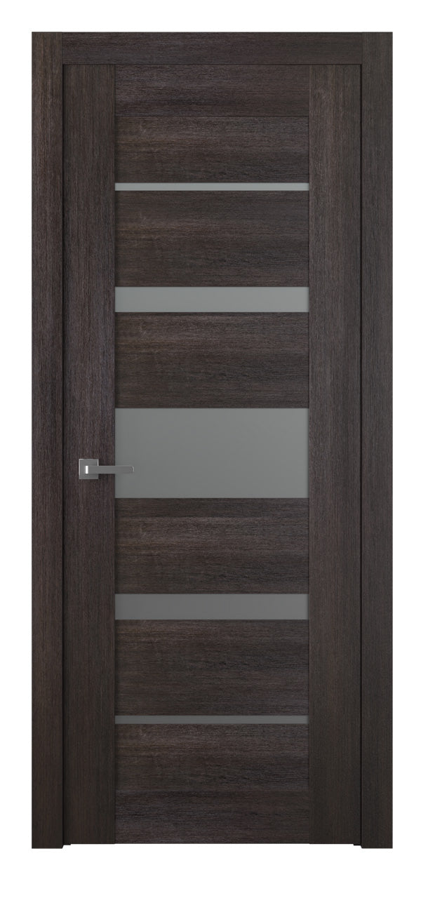 Belldinni Avon 07 03 Vetro Veralinga Oak Laminated Modern Interior Door