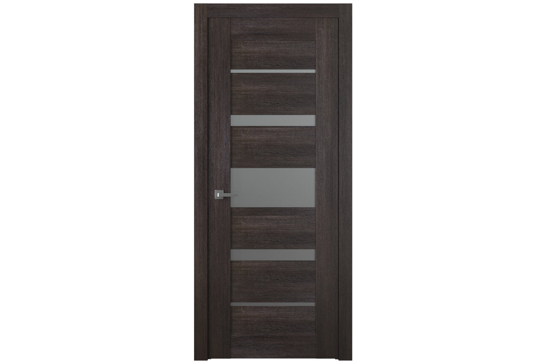 Belldinni Avon 07 03 Vetro Veralinga Oak Laminated Modern Interior Door