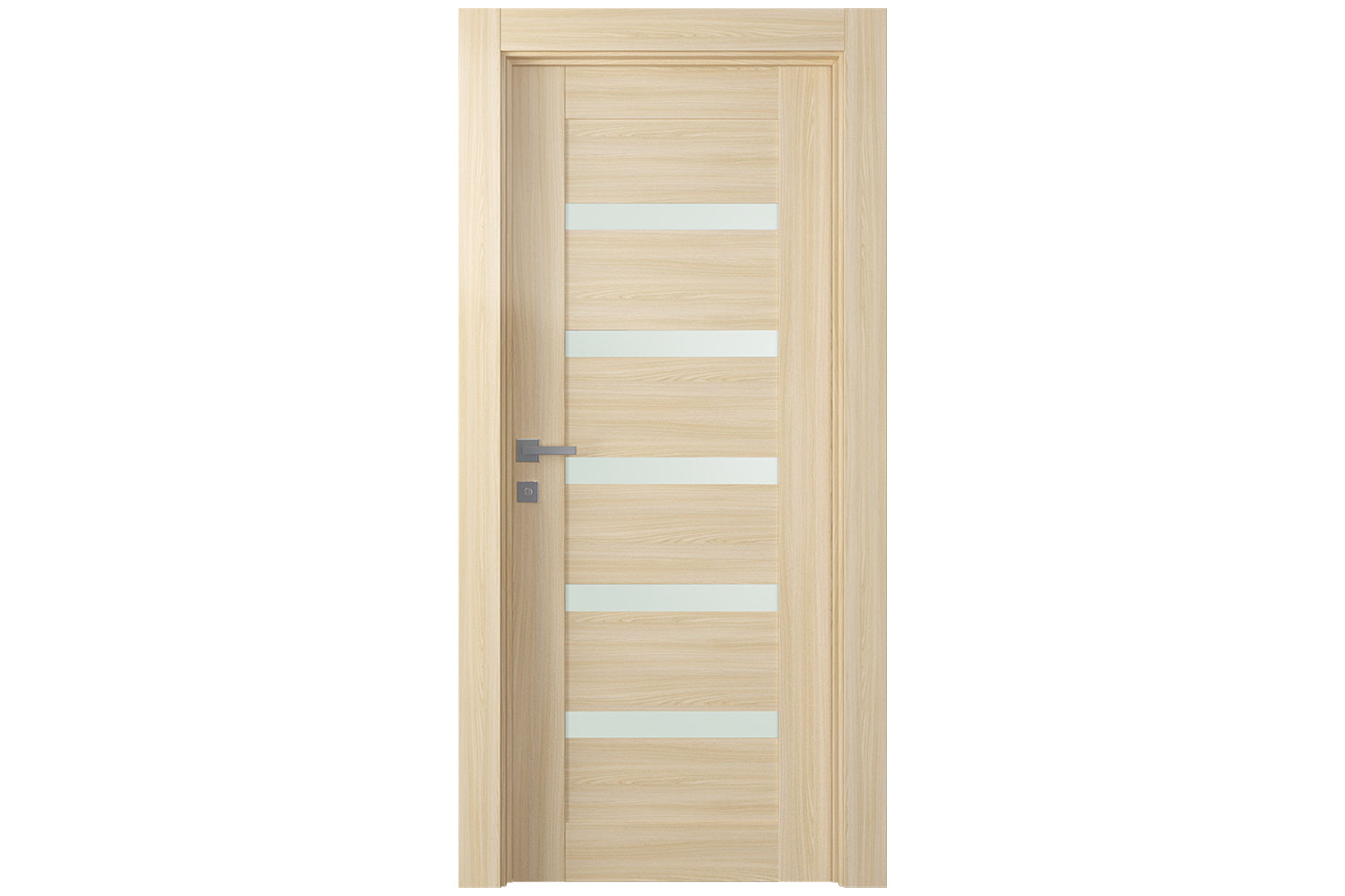 Belldinni Avon 07 04 Vetro Loire Ash Modern Interior Door - Single Door