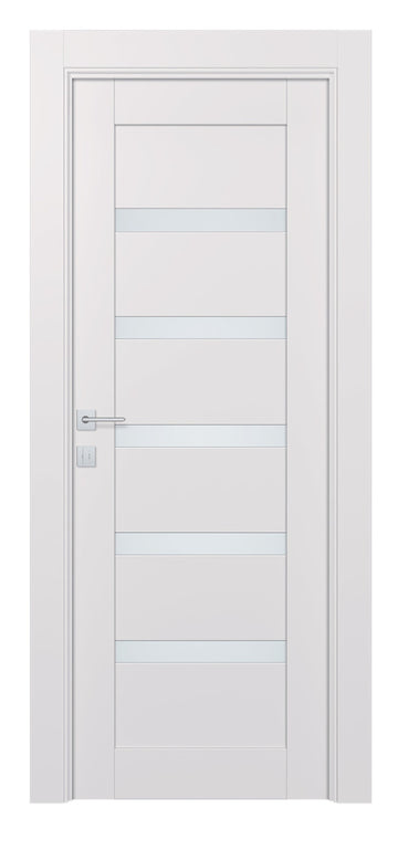 Belldinni Avon 07 04 Vetro Snow White Modern Interior Door