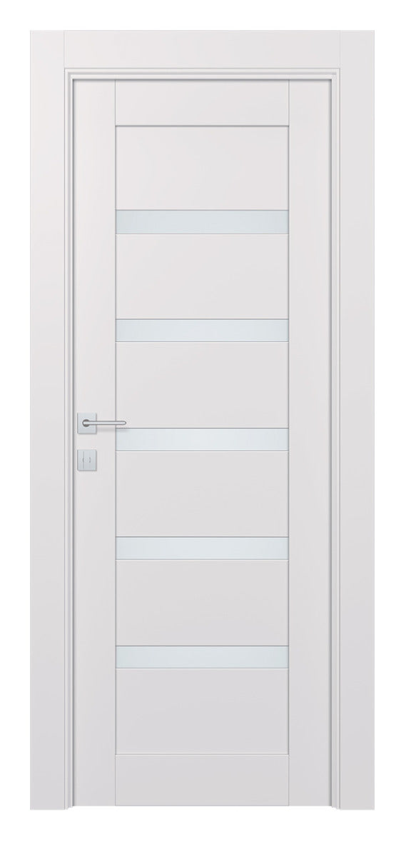 Belldinni Avon 07 04 Vetro Snow White Modern Interior Door