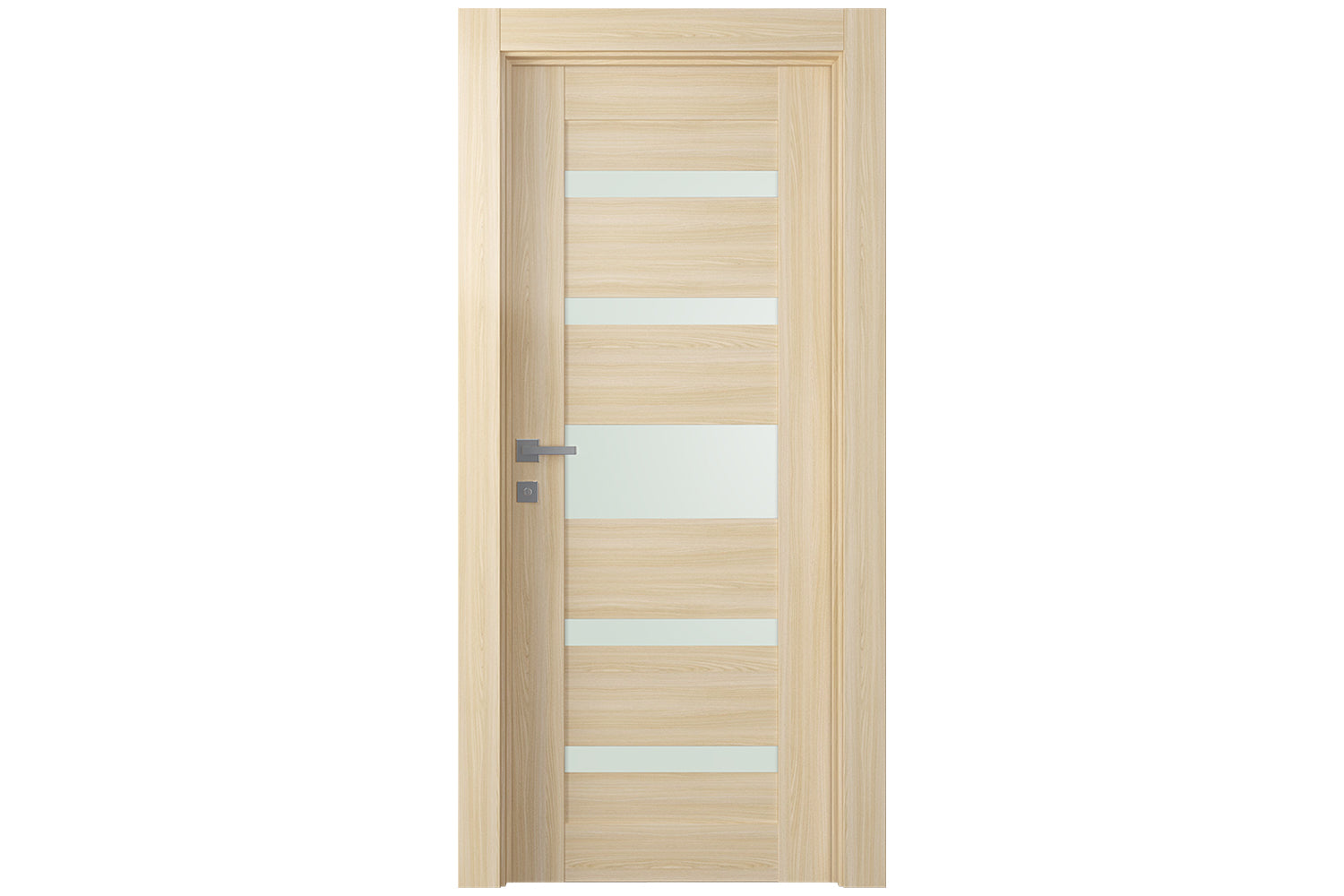 Belldinni Avon 07 05 Vetro Loire Ash Modern Interior Door - Single Door