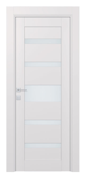 Belldinni Avon 07 05 Vetro Snow White Modern Interior Door