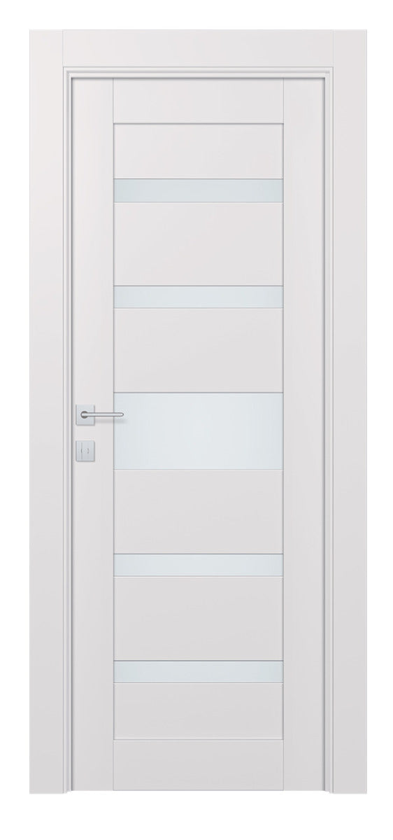 Belldinni Avon 07 05 Vetro Snow White Modern Interior Door