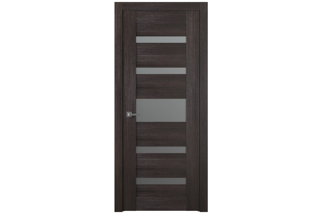 Belldinni Avon 07 05 Vetro Veralinga Oak Laminated Modern Interior Door