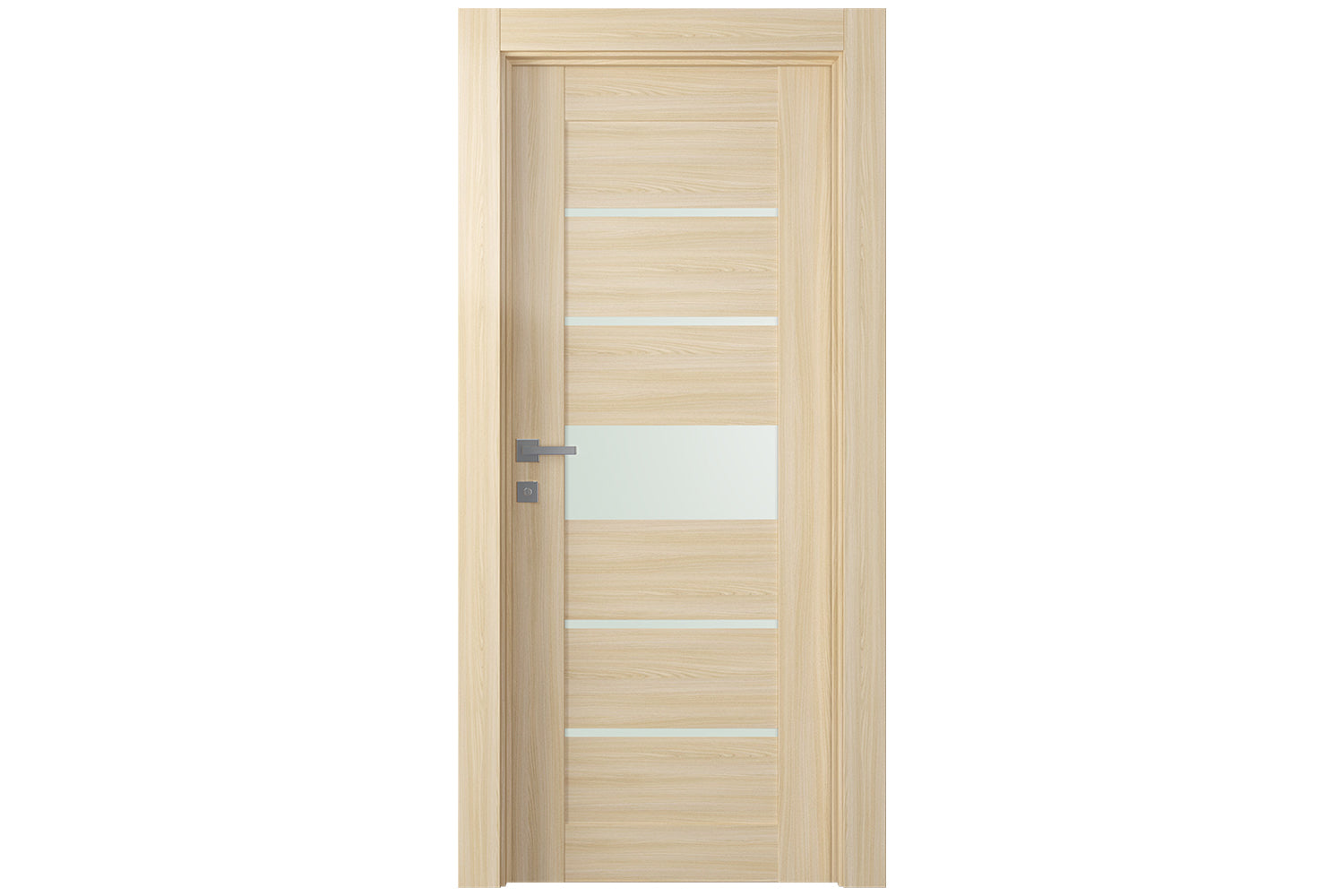 Belldinni Avon 07 06 Vetro Loire Ash Modern Interior Door - Single Door