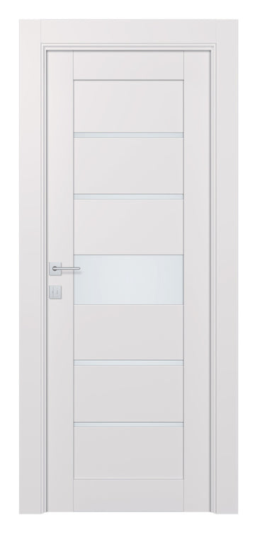 Belldinni Avon 07 06 Vetro Snow White Modern Interior Door