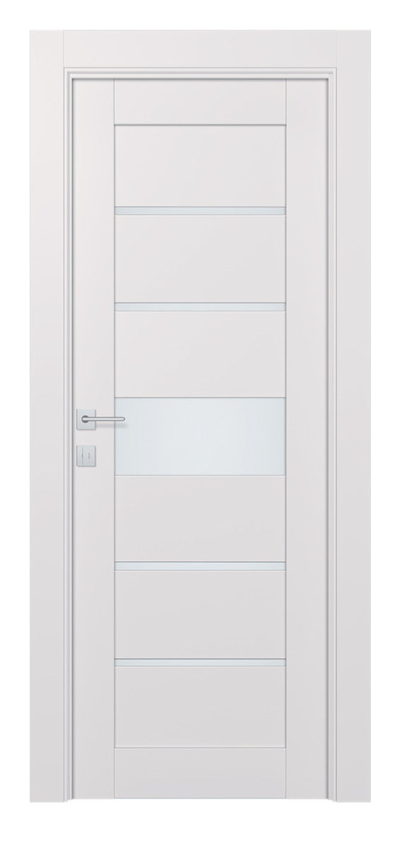 Belldinni Avon 07 06 Vetro Snow White Modern Interior Door