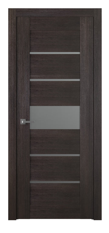Belldinni Avon 07 06 Vetro Veralinga Oak Laminated Modern Interior Door