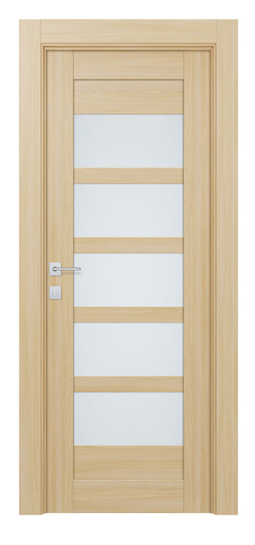 Belldinni Avon 07 07 Vetro Loire Ash Modern Interior Door