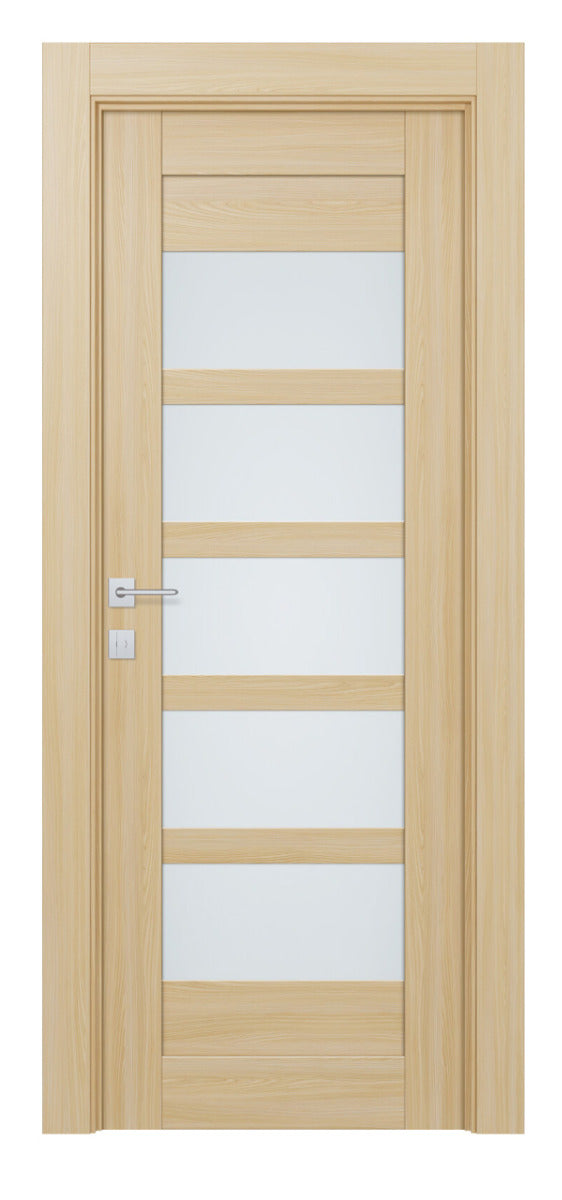 Belldinni Avon 07 07 Vetro Loire Ash Modern Interior Door