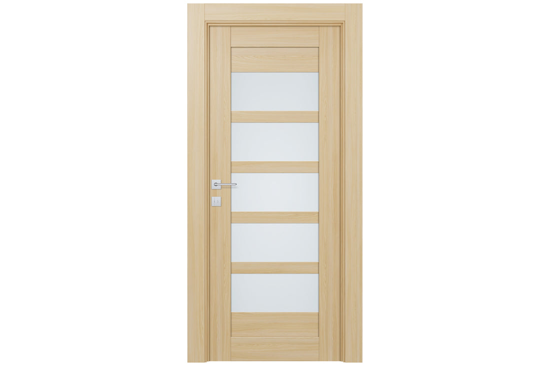 Belldinni Avon 07 07 Vetro Loire Ash Modern Interior Door - Single Door