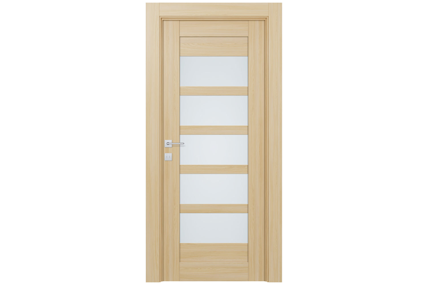 Belldinni Avon 07 07 Vetro Loire Ash Modern Interior Door - Single Door