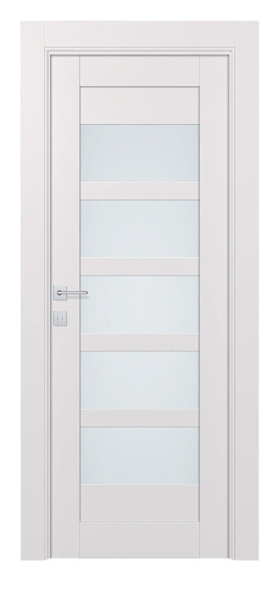 Belldinni Avon 07 07 Vetro Snow White Modern Interior Door