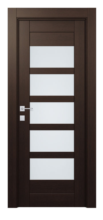 Belldinni Avon 07 07 Vetro Veralinga Oak  Modern Interior Door