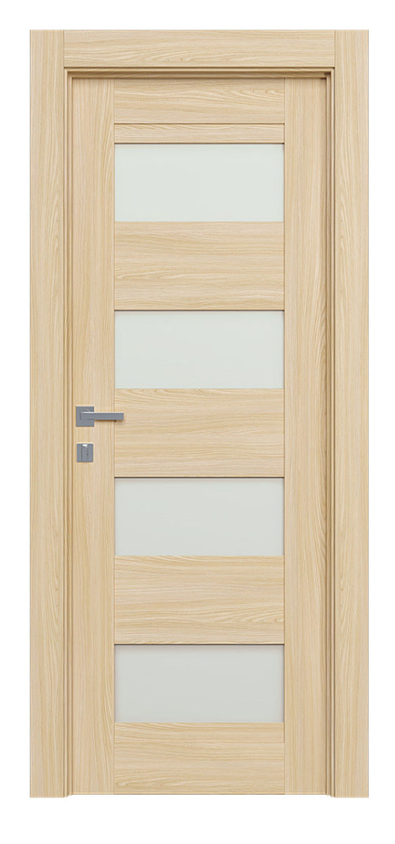 Belldinni Avon 07 08 Vetro Loire Ash Modern Interior Door