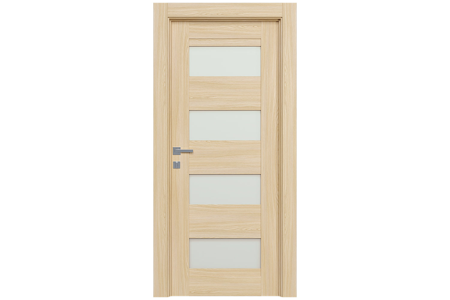 Belldinni Avon 07 08 Vetro Loire Ash Modern Interior Door - Single Door