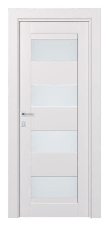 Belldinni Avon 07 08 Vetro Snow White Modern Interior Door