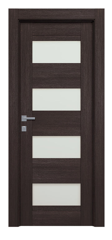 Belldinni Avon 07 08 Vetro Veralinga Oak  Modern Interior Door